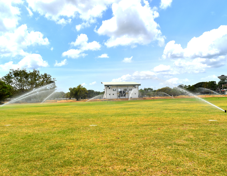 Construction of Cricket Ground for Royal College at Polonnaruwa